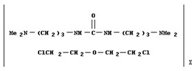 GEWICHT polyquaternium-2 van CAS 68555-36-2 Diaminoarea-Polymeer Geelachtig aan Gele Vloeistof